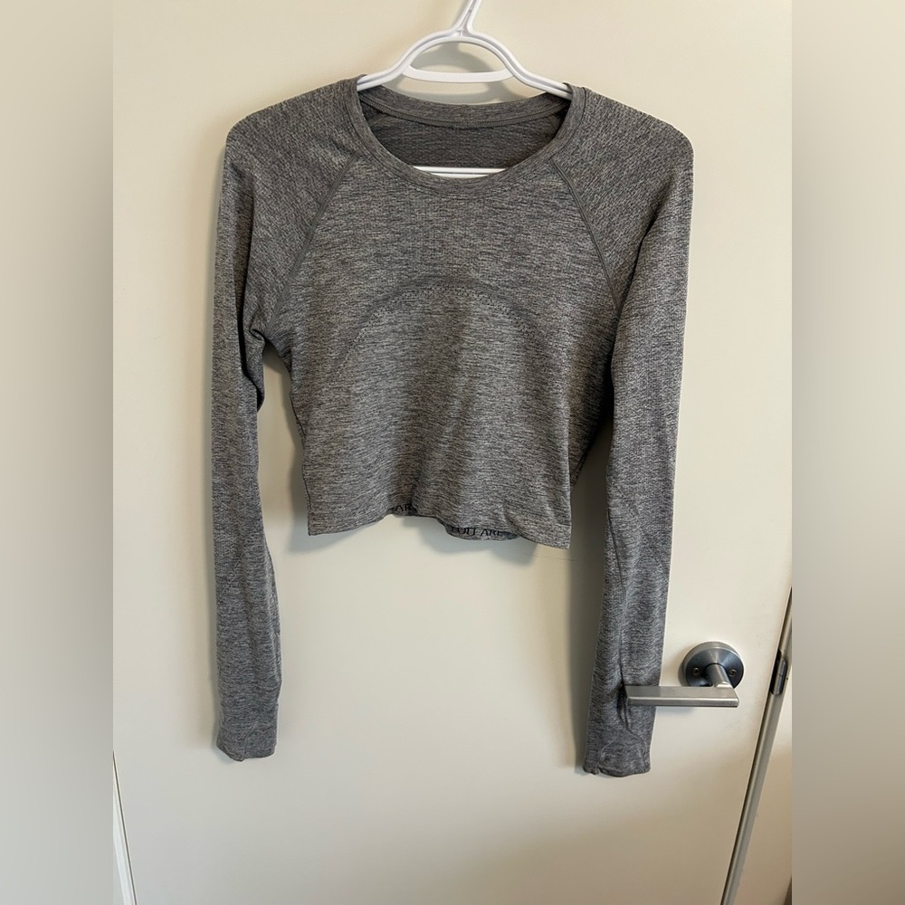 lululemon swiftly long sleeve cropped